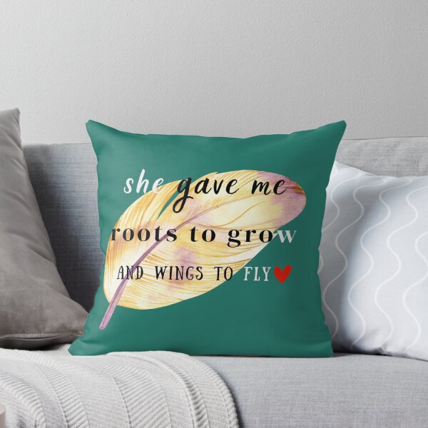 Item preview, Roots to Grow Wings to Fly Mother’s Day Quote designed and sold by Black Signal.