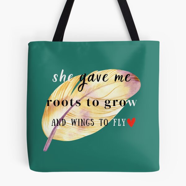 Item preview, Roots to Grow Wings to Fly Mother’s Day Quote designed and sold by Black Signal.