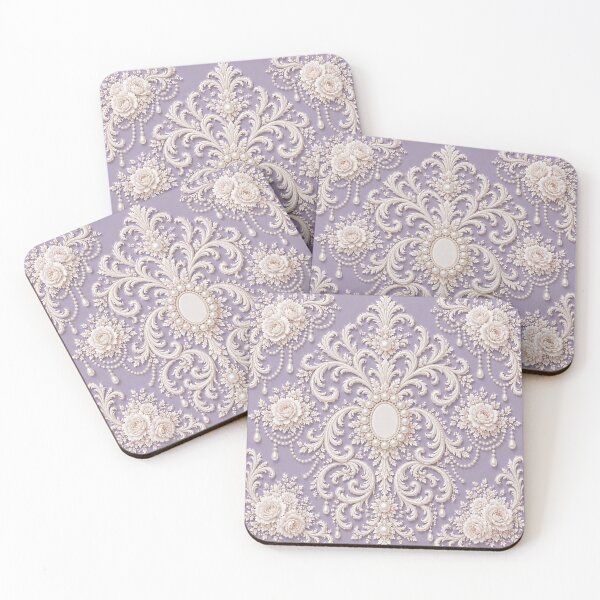 Item preview, Cream Rococo & Pearls designed and sold by DesignsByPrnces.
