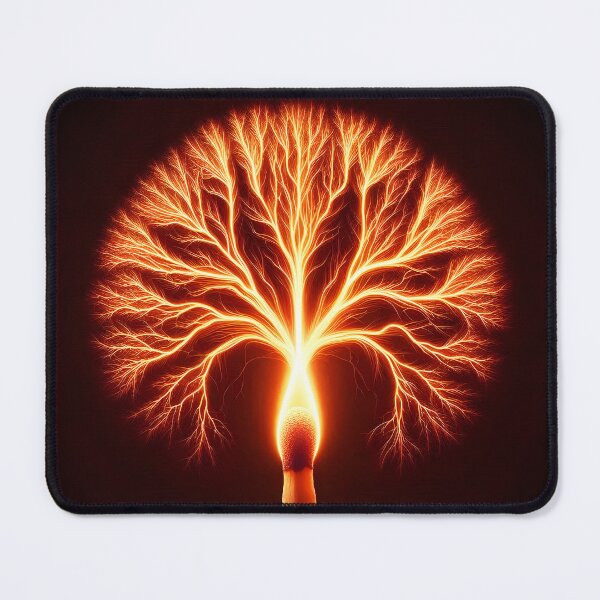 Item preview, Kirlian Match, Ai Generated Art designed and sold by ACC .