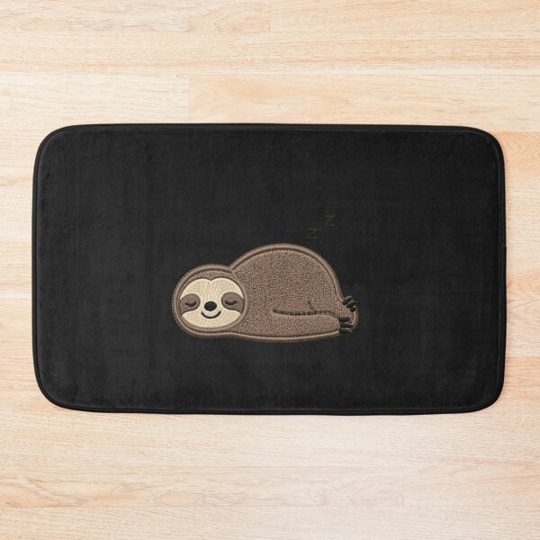 Item preview, Cute Sleeping Sloth Embroidery Design – Cozy Sleep Vibe, Lazy Burnout Aesthetic designed and sold by ColorSplash123.