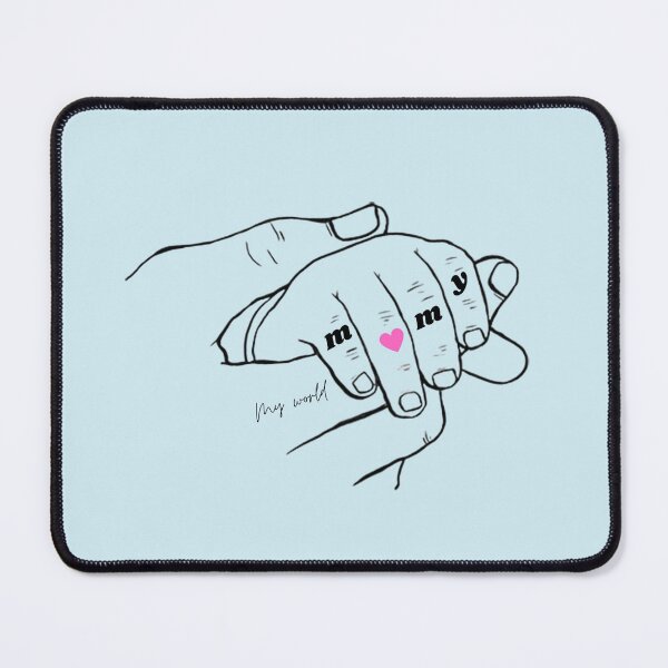 Item preview, My World: Mother & Child Hand Holding Art designed and sold by digitalvibe4u.