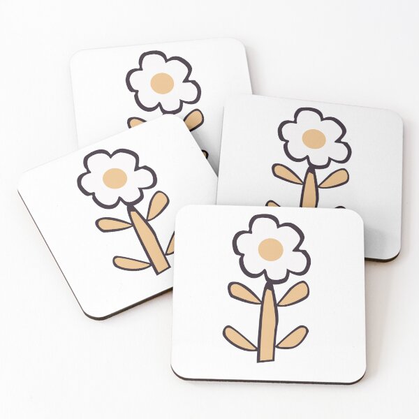 Item preview, Illustration of a white flower that resembles a fried egg designed and sold by a.dadash.