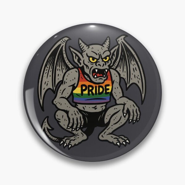Item preview, Gay Pride Gargoyle designed and sold by Ghost on Toast.