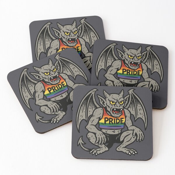 Item preview, Gay Pride Gargoyle designed and sold by Ghost on Toast.