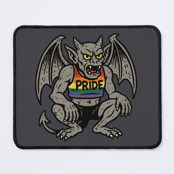 Item preview, Gay Pride Gargoyle designed and sold by Ghost on Toast.