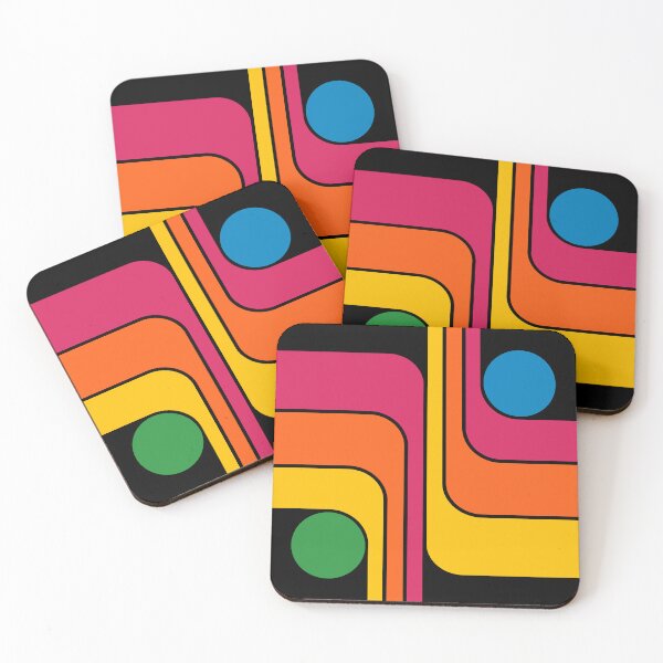 Item preview, MCM 1970s Retro Style Geometric Design designed and sold by tonymagnerart.