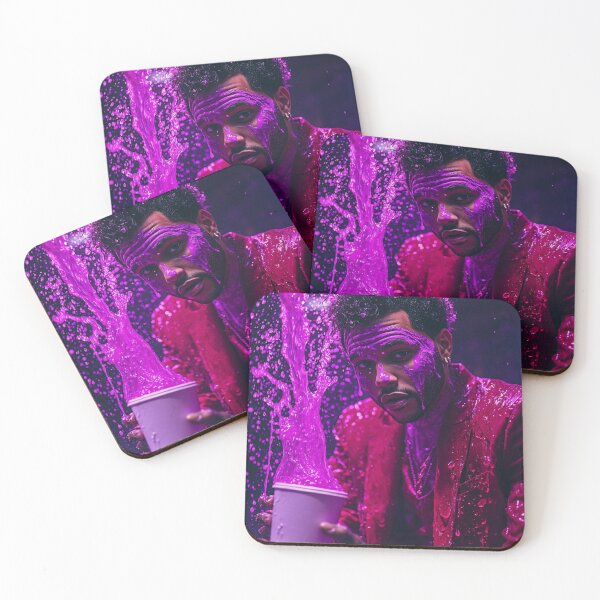 Item preview, The Weeknd Purple Drip Art Print designed and sold by WockWave.