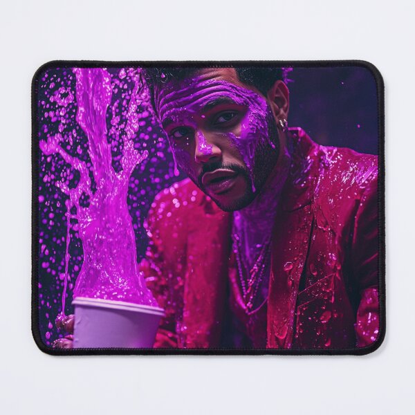Item preview, The Weeknd Purple Drip Art Print designed and sold by WockWave.
