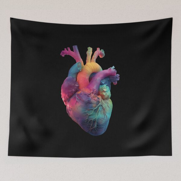 Item preview, Colorful Rainbow Heart – Vibrant Multicolor Love Aesthetic Design 2 designed and sold by WordPlayStudio.