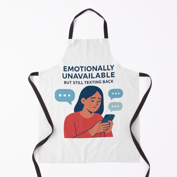 Item preview, Relationship Humor Shirt – Emotionally Unavailable but Still Texting Back designed and sold by PeterskyDesign.
