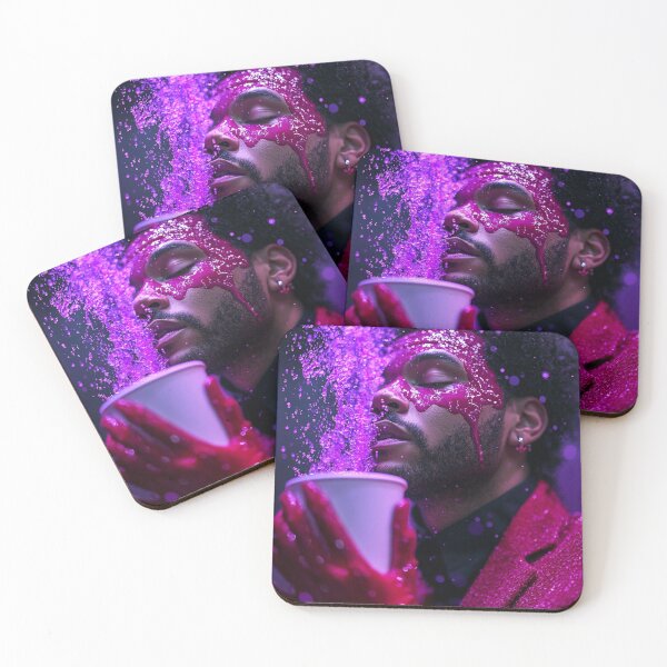 Item preview, The Weeknd Purple Lean Cinematic Art designed and sold by WockWave.