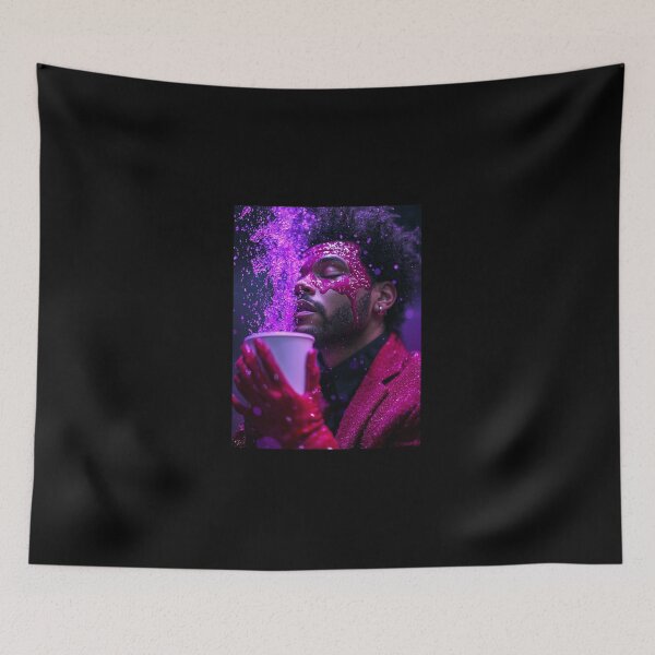 Item preview, The Weeknd Purple Lean Cinematic Art designed and sold by WockWave.