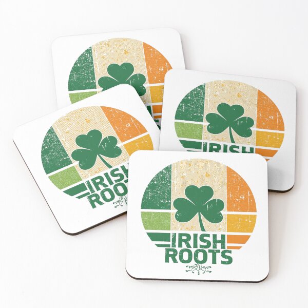 Item preview, Irish Roots Vintage Shamrock Irish Flag Pride designed and sold by KelliesGrafix.