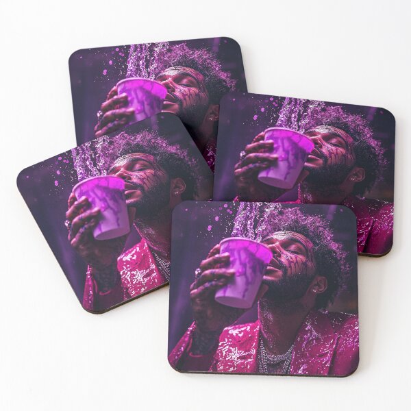 Item preview, The Weeknd Purple Drink Pop Culture Art designed and sold by WockWave.
