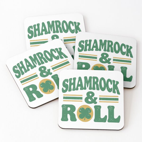 Item preview, Retro Shamrock & Roll St Patrick’s Design designed and sold by KelliesGrafix.