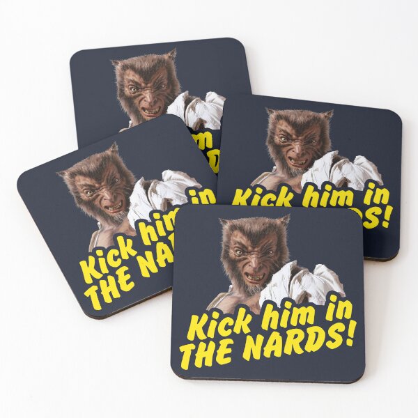 Item preview, Kick Him In The Nards! - The Monster Squad Movie designed and sold by darklordpug.