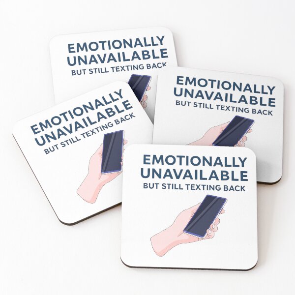 Item preview, Relationship Humor Shirt – Emotionally Unavailable but Still Texting Back v2 designed and sold by PeterskyDesign.