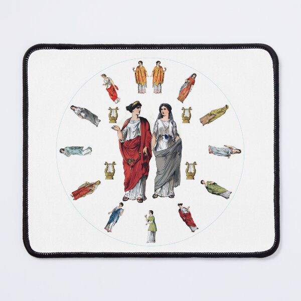 Item preview, P018 Roman Ancient Times Women Clock designed and sold by TreesOn.