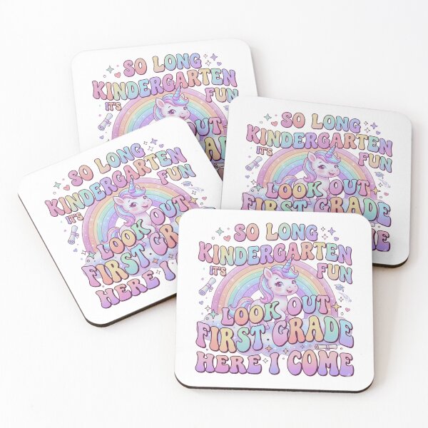 Item preview, Unicorn Kindergarten Graduation First Grade Here I Come Girl designed and sold by Im-Ara.