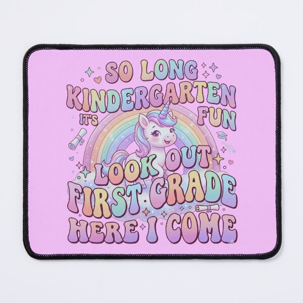 Item preview, Unicorn Kindergarten Graduation First Grade Here I Come Girl designed and sold by Im-Ara.