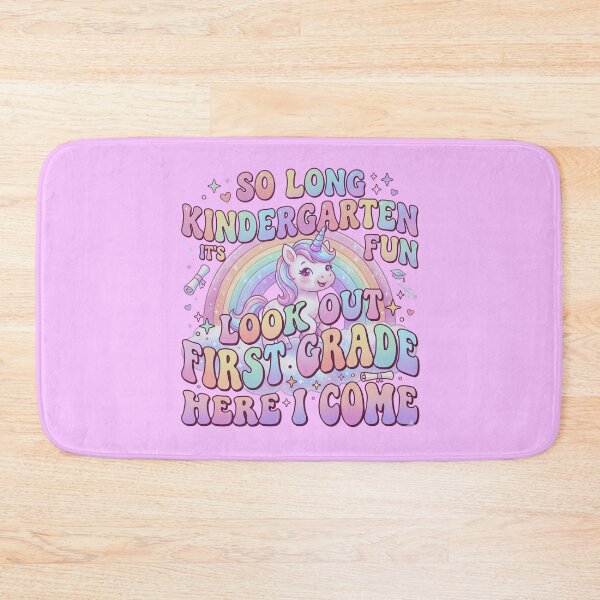 Item preview, Unicorn Kindergarten Graduation First Grade Here I Come Girl designed and sold by Im-Ara.
