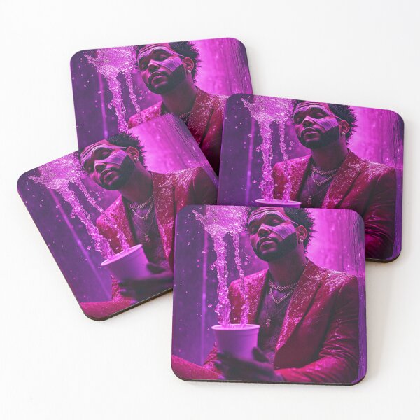Item preview, The Weeknd Purple Chemical Splash Art designed and sold by WockWave.