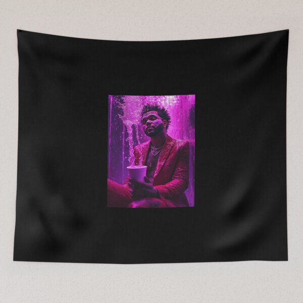 Item preview, The Weeknd Purple Chemical Splash Art designed and sold by WockWave.