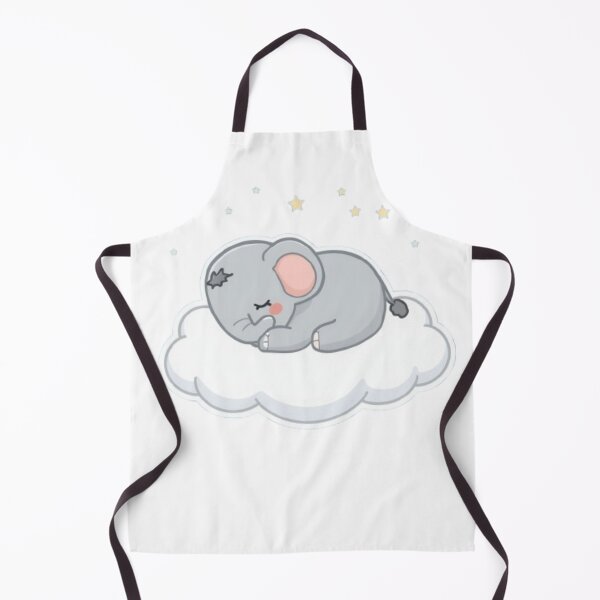 Item preview, Dreamy Sweet Elephant - Adorable Kawaii Sleeping on Cloud designed and sold by DigitfanStudio.