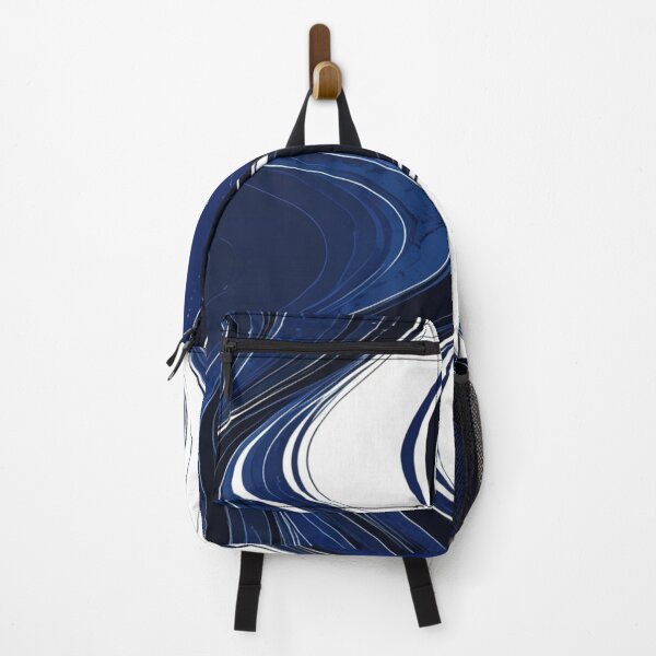 Item preview, Minimalist Midnight Blue and Silver Wave designed and sold by Quotable Gear.