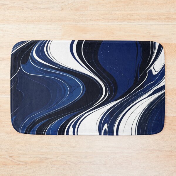 Item preview, Minimalist Midnight Blue and Silver Wave designed and sold by Quotable Gear.