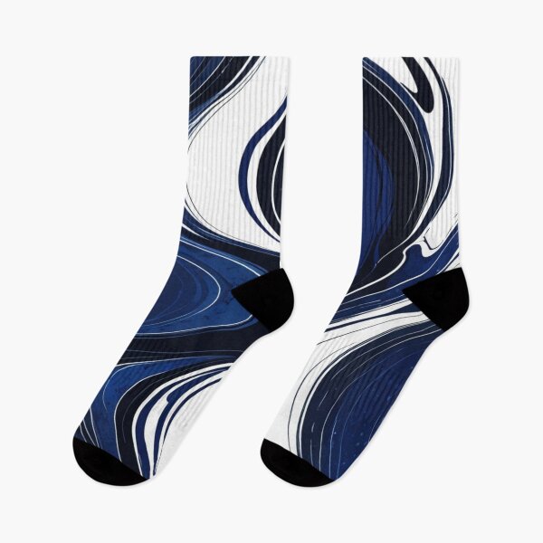 Item preview, Minimalist Midnight Blue and Silver Wave designed and sold by Quotable Gear.