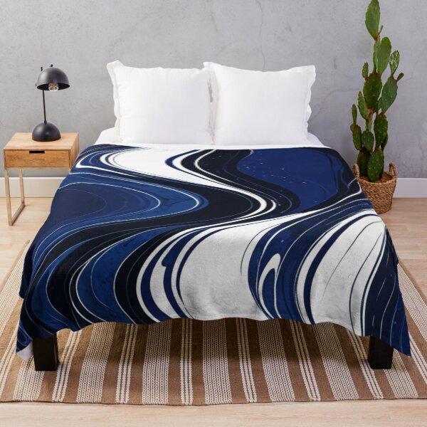 Item preview, Minimalist Midnight Blue and Silver Wave designed and sold by Quotable Gear.