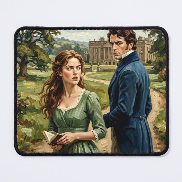 Item preview, Elizabeth & Darcy: Broadstroke Regency Tribute designed and sold by Art's Diner.