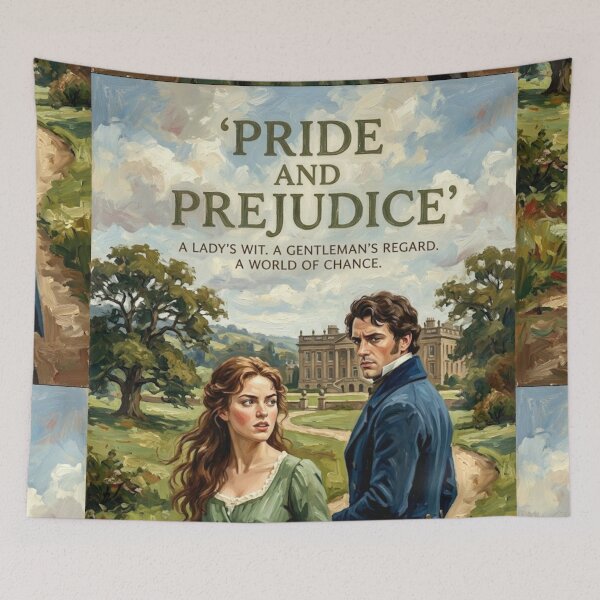 Item preview, Elizabeth & Darcy: Broadstroke Regency Tribute designed and sold by Art's Diner.