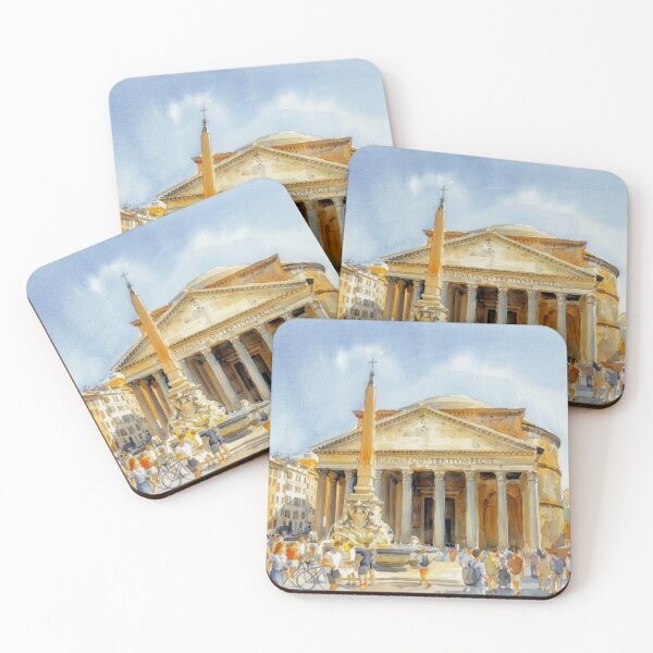 Item preview, Rome Pantheon Watercolor designed and sold by caracatita75.