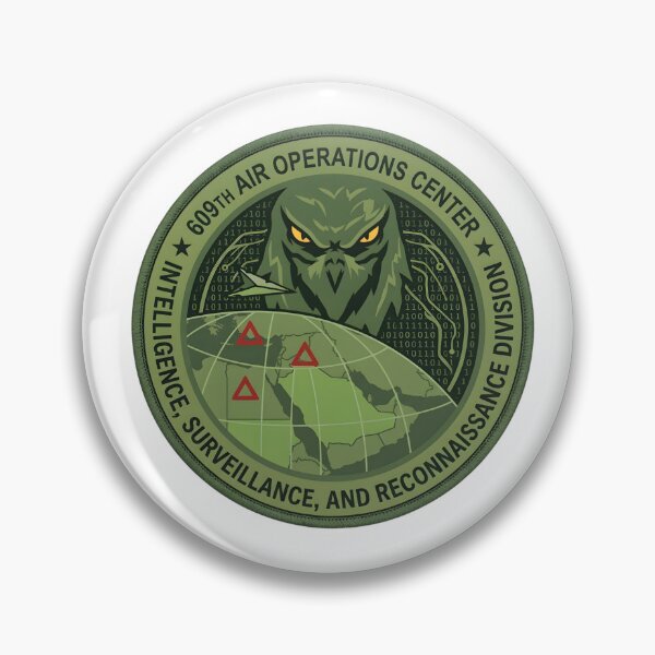 Item preview, 609th Air Operations Center ISR Division Patch designed and sold by CharlieDesings.