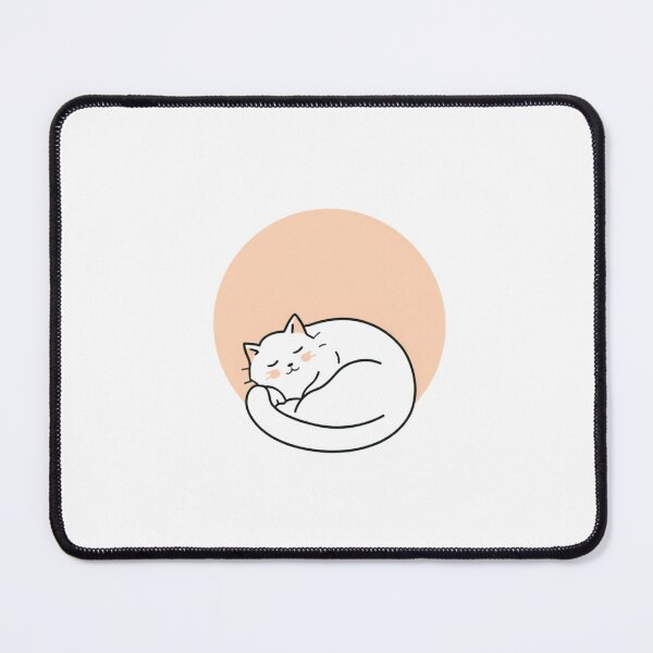 Item preview, Zen Sleeping Cat - Minimalist Line Art designed and sold by Larams Studio.