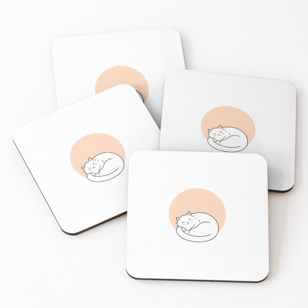 Item preview, Zen Sleeping Cat - Minimalist Line Art designed and sold by Larams Studio.