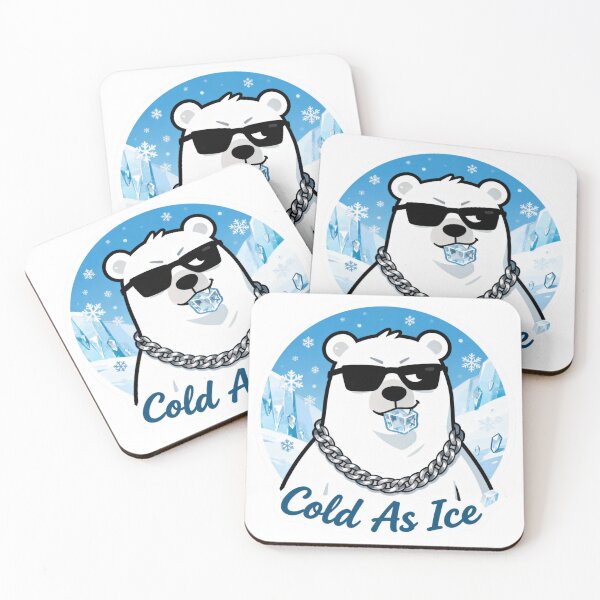 Item preview, Cold Polar Bear Aesthetic Sticker Cold As Ice 2 designed and sold by HealthyEnvy.