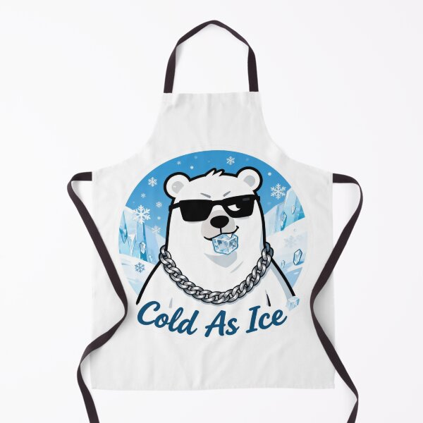Item preview, Cold Polar Bear Aesthetic Sticker Cold As Ice 2 designed and sold by HealthyEnvy.