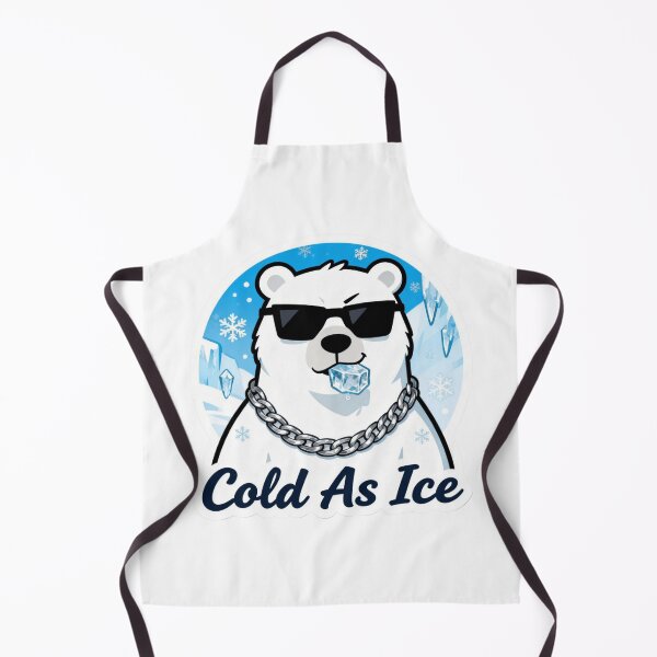 Item preview, Cold Polar Bear Aesthetic Sticker Cold As Ice designed and sold by HealthyEnvy.