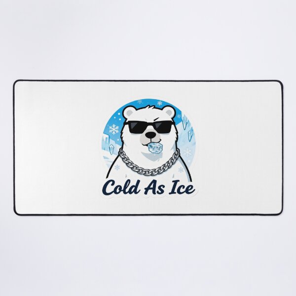Item preview, Cold Polar Bear Aesthetic Sticker Cold As Ice designed and sold by HealthyEnvy.
