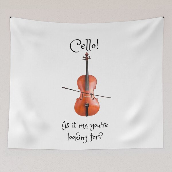 Item preview, Cello! Is it me you're looking for? designed and sold by Dancing Jester Designs.