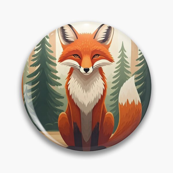 Item preview, Cute Fox In The Forest designed and sold by DesignedOutside.