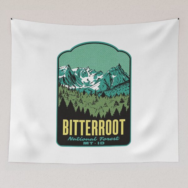 Item preview, Bitterroot National Forest Montana Idaho Retro designed and sold by HalpinDesign.