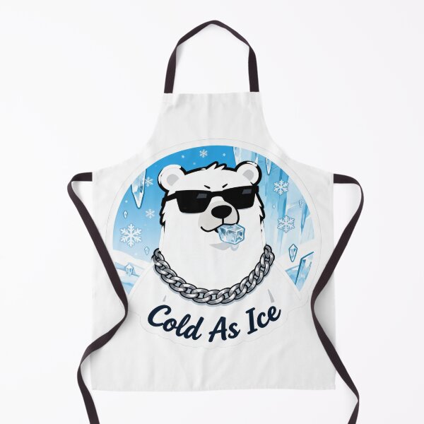 Item preview, Cold Polar Bear Aesthetic Sticker Cold As Ice 3 designed and sold by HealthyEnvy.