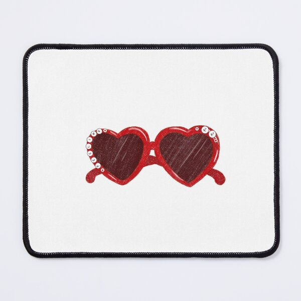 Item preview, Red Heart Sunglasses Retro 22 Era Aesthetic designed and sold by Pop & Punch.