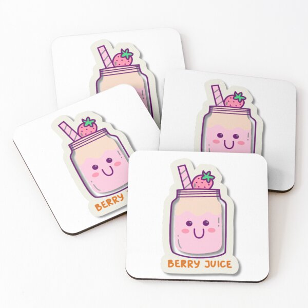 Item preview, Kawaii Berry Juice Smoothie Jar. designed and sold by simranart111.