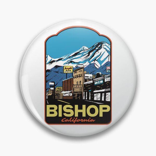 Artikelvorschau, Bishop California Retro Mountains entworfen und verkauft von HalpinDesign.